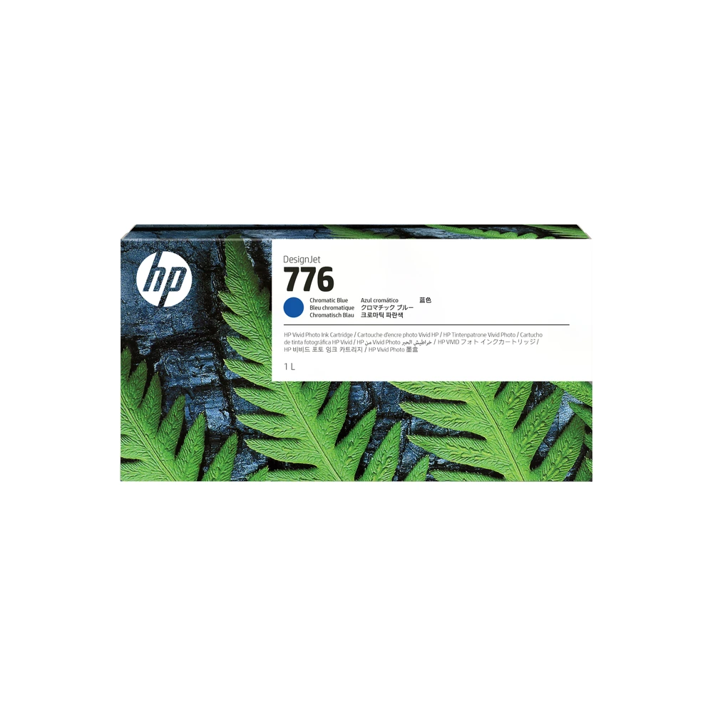 HP 776 Blue Ink Cartridge - 1XB04A