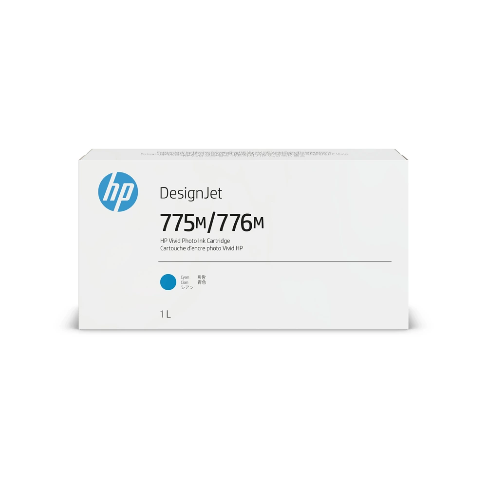 HP 775M Cyan Ink Cartridge - 3WW81A