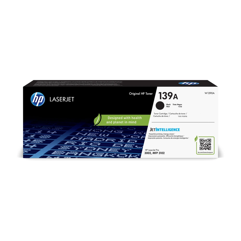HP 139A Black Toner Cartridge - W1390A