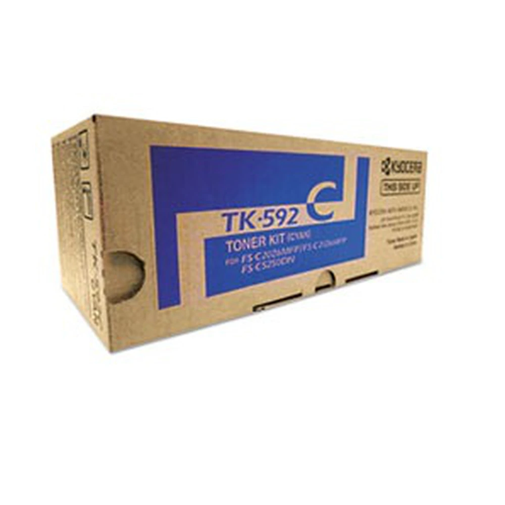 KYOCERA TK592 Cyan Toner Cartridge