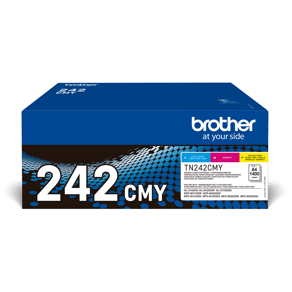 Brother TN-242 Toner Cartridge Multipack - TN-242CMY