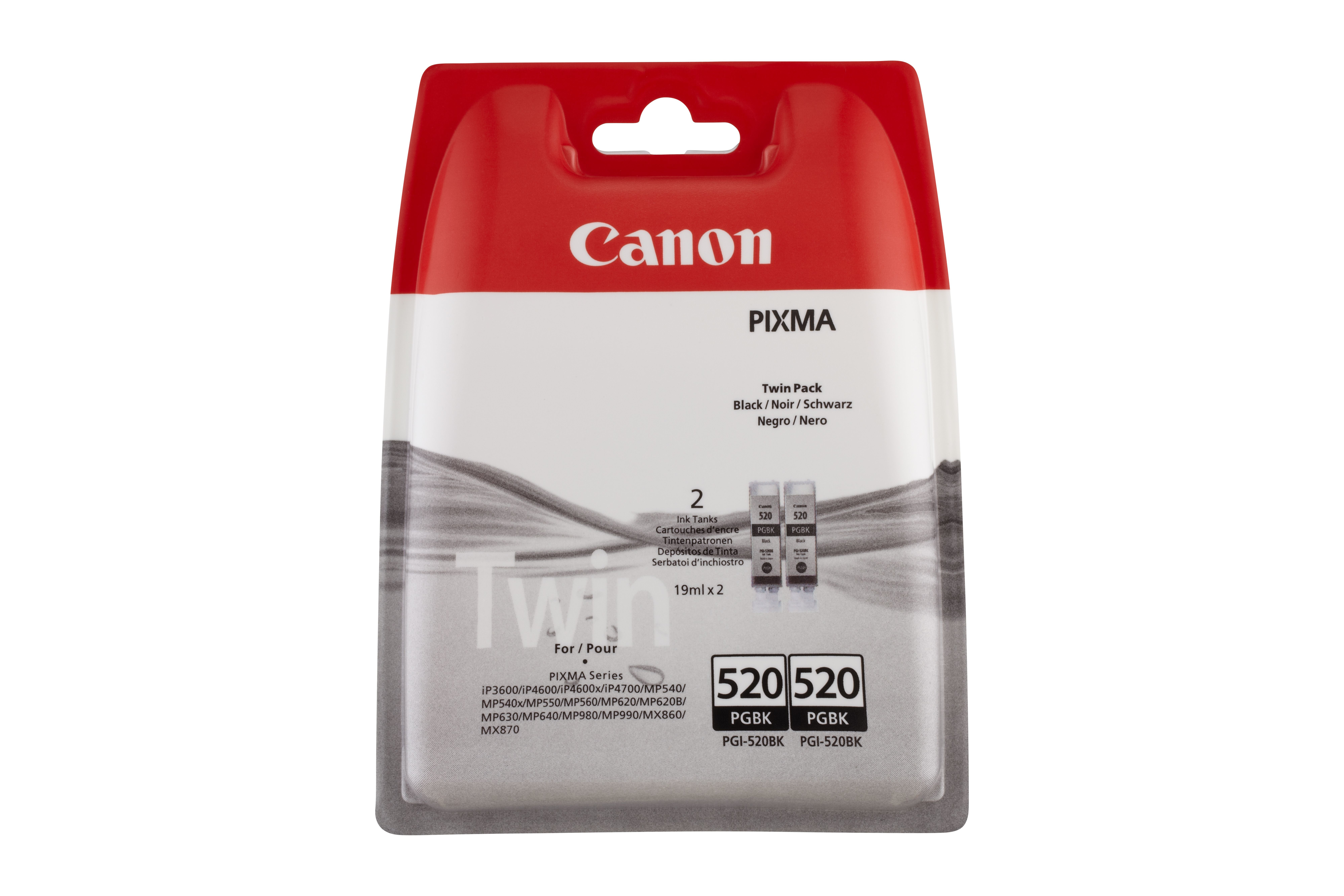 Canon PGI-520 Black Twin Pack - 2932B012