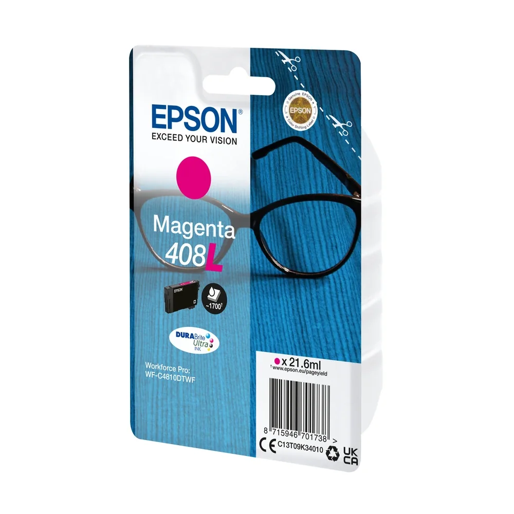 Epson 408L Magenta Ink Cartridge - C13T09K34010