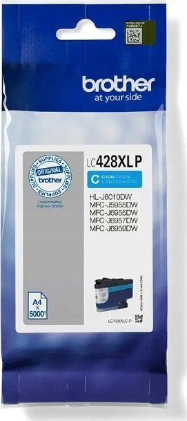 Brother LC428XL Cyan Ink Cartridge - LC-428XLCP