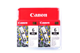 Canon BCI-6B Black Twin Pack - 4705A046