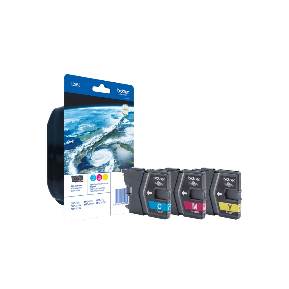 Brother LC985 Colour Ink Cartridge Multipack - LC985RBWBP
