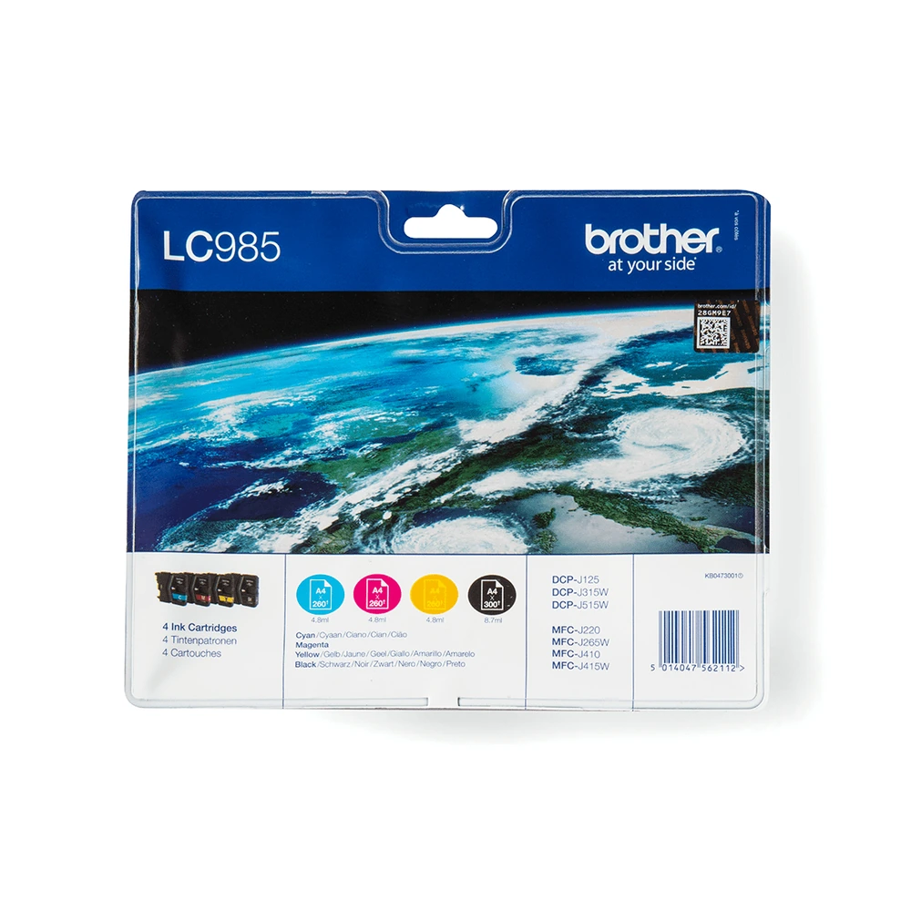Brother LC985 Ink Cartridge Multipack - LC985VALBP