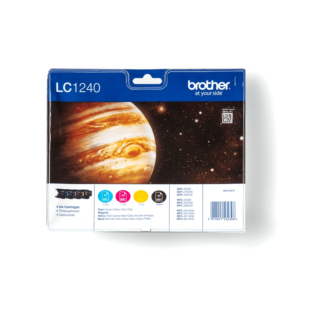 Brother LC1240 Ink Cartridge Multipack - LC1240VALBP