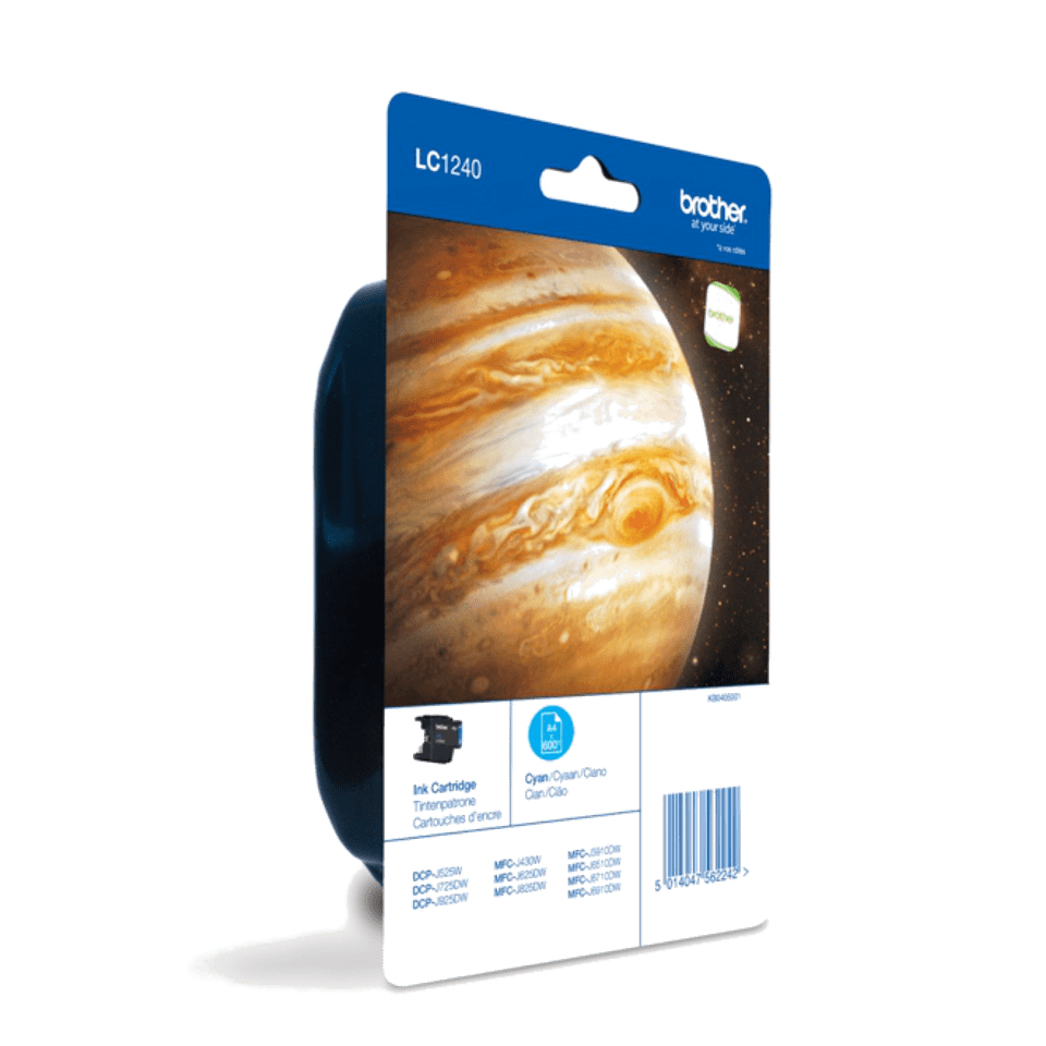 Brother LC1240 Cyan Ink Cartridge - LC1240CBP