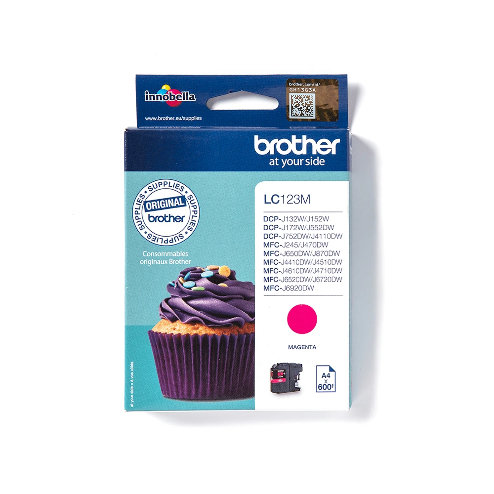 Brother LC123 Magenta Ink Cartridge
