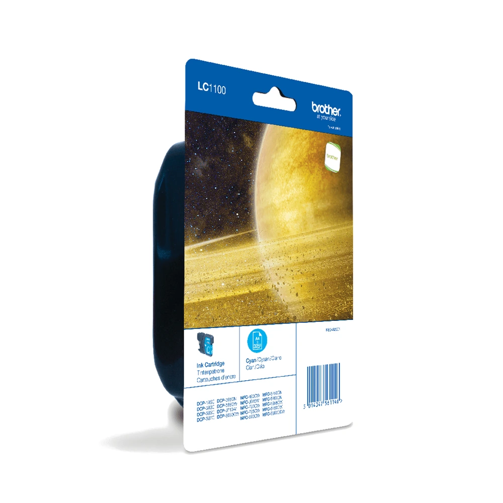 Brother LC1100 Cyan Ink Cartridge - LC1100CBP