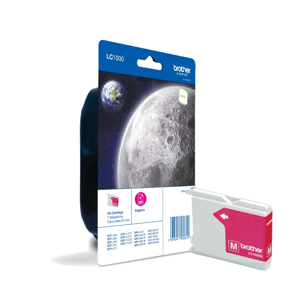 Brother LC1000 Magenta Ink Cartridge - LC1000MBP