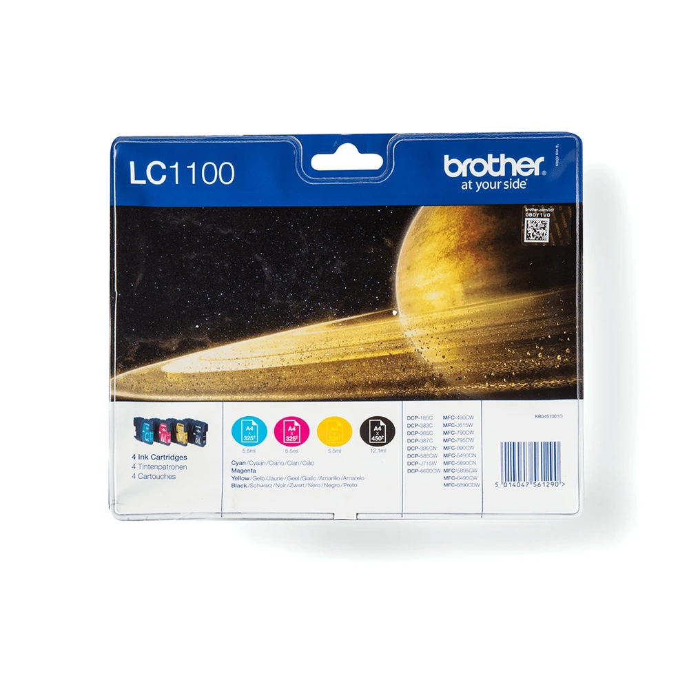 Brother LC1100 Ink Cartridge Multipack - LC1100VALBP