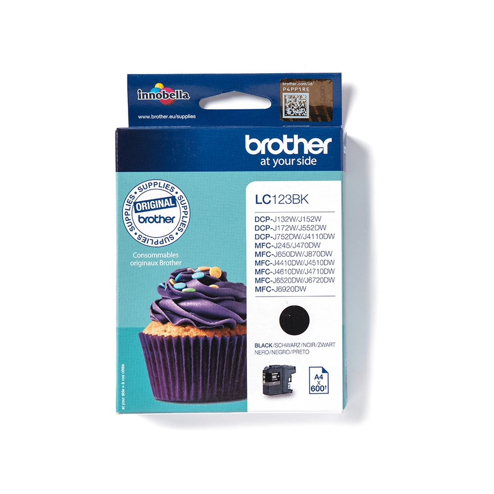 Brother LC123 Black Ink Cartridge - LC123BK