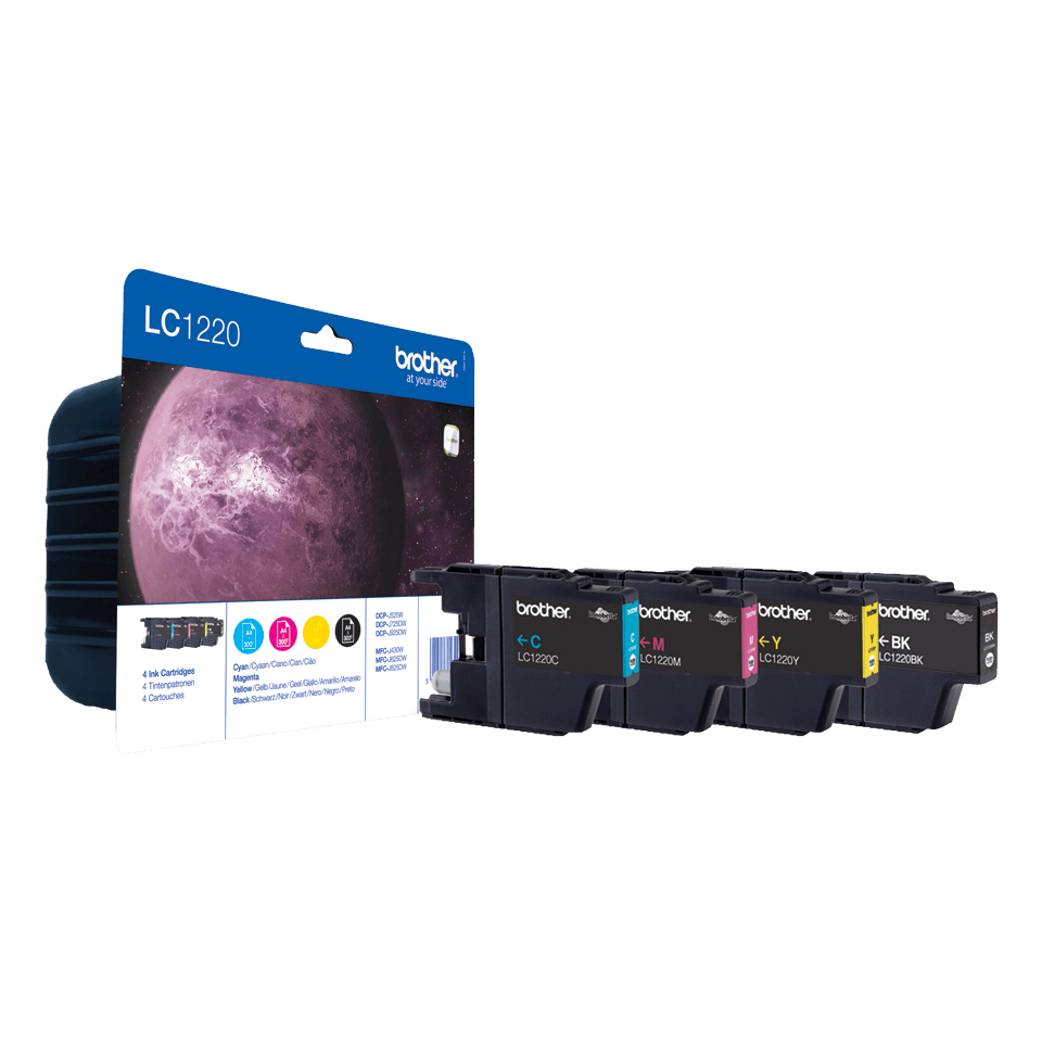 Brother LC1220 Ink Cartridge Multipack - LC1220VALBP