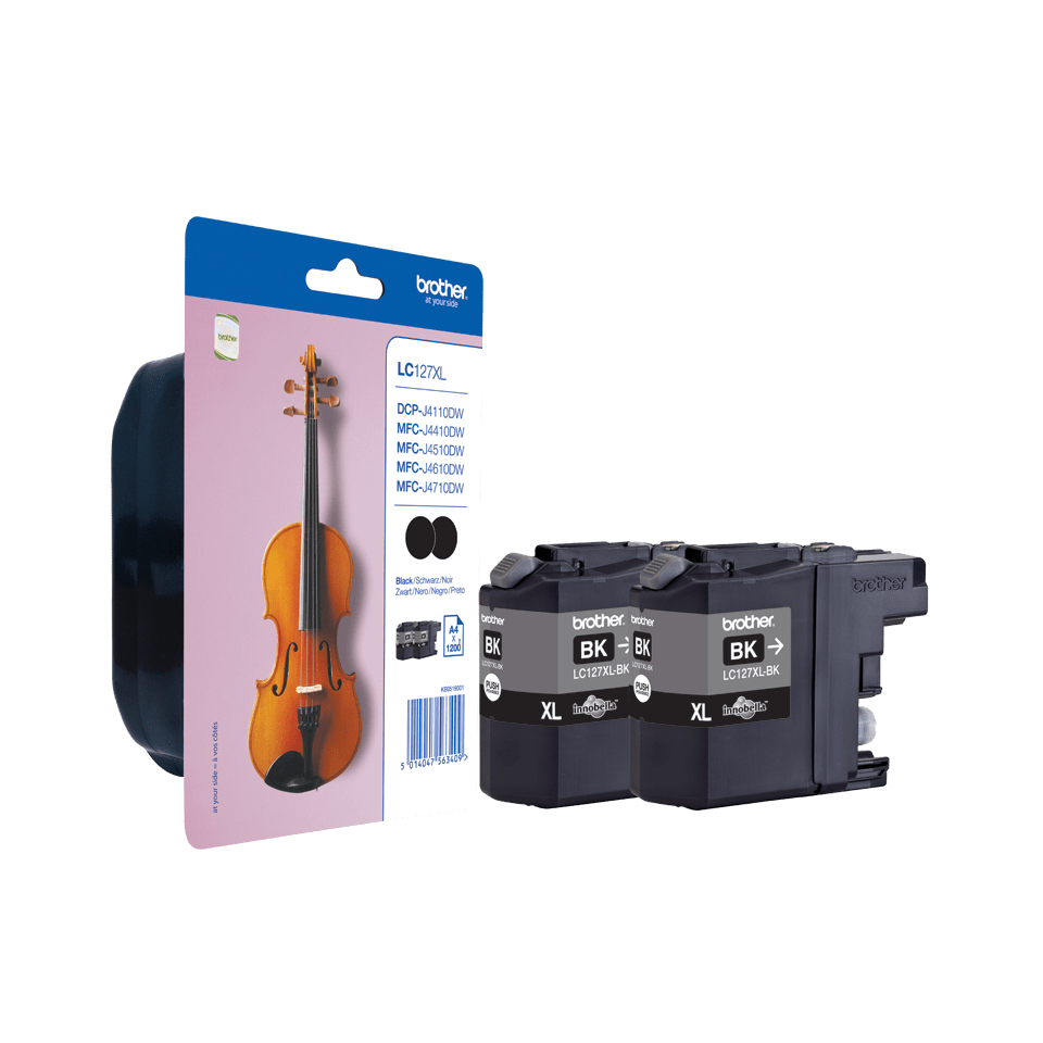 Brother LC127XL Black Twin Pack - LC127XLBKBP2