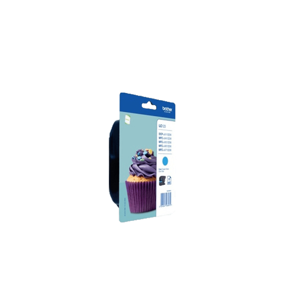 Brother LC123 Cyan Ink Cartridge - LC123CBP