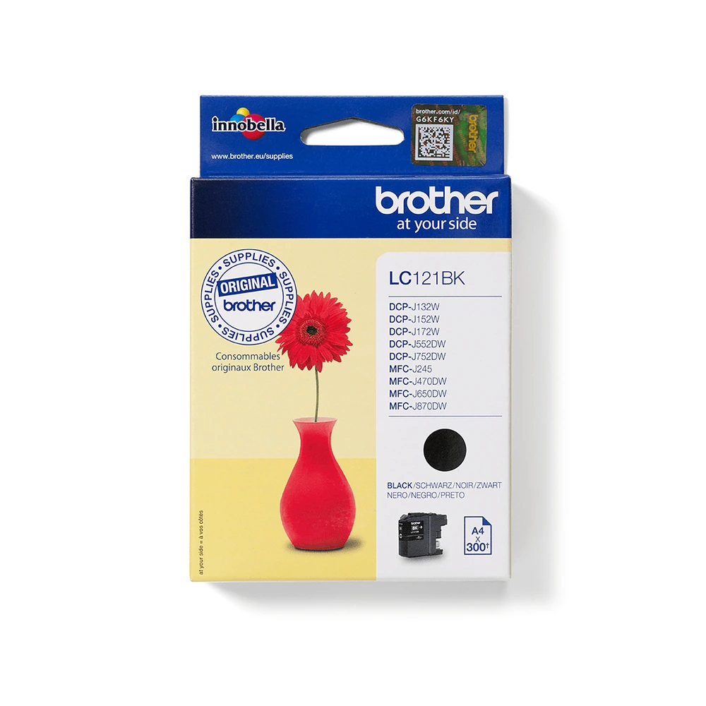 Brother LC121 Black Ink Cartridge - LC121BK