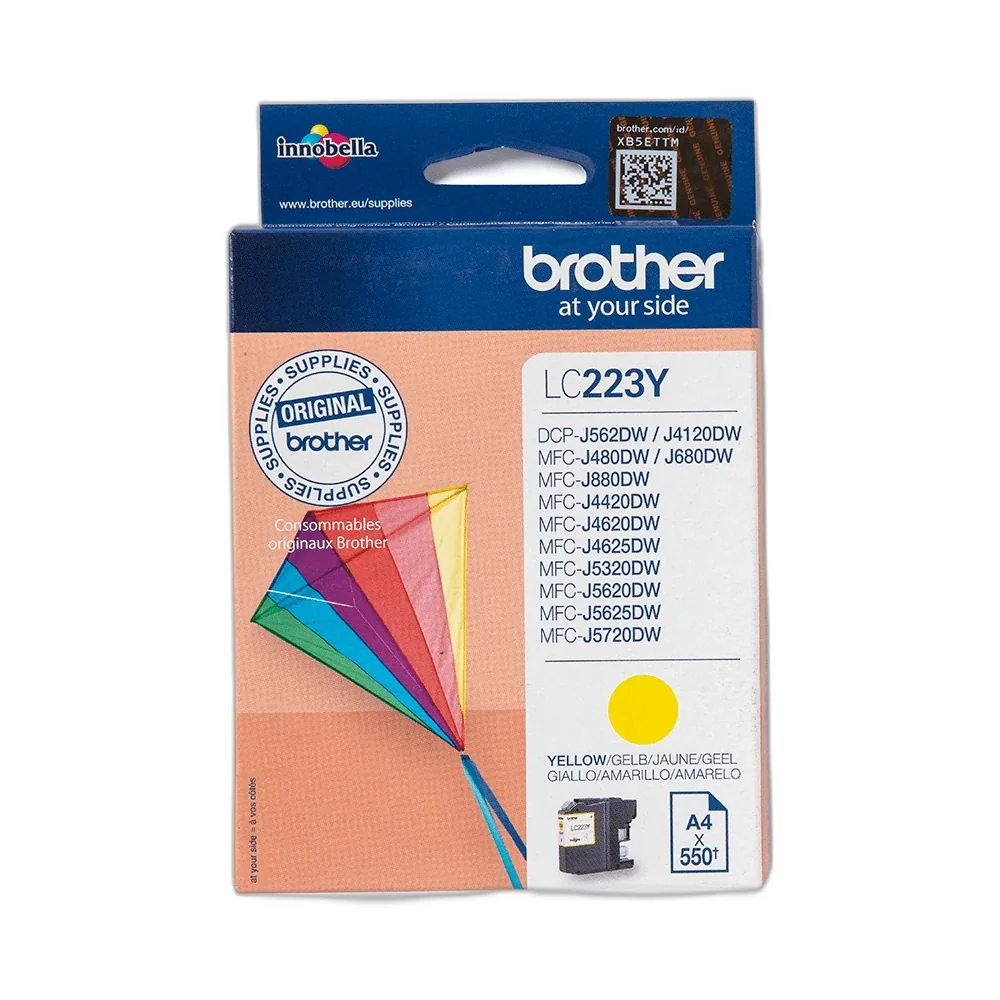 Brother LC223 Yellow Ink Cartridge