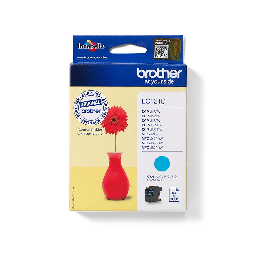 Brother LC121 Cyan Ink Cartridge