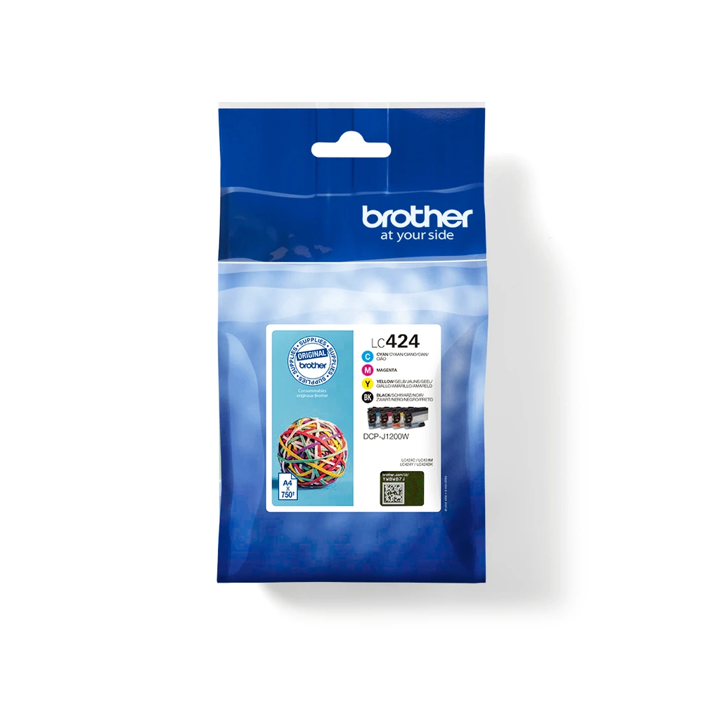 Brother LC424 Ink Cartridge Multipack - LC424VAL