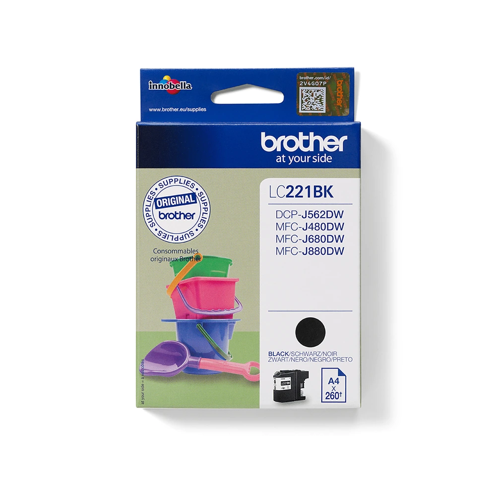 Brother LC221 Black Ink Cartridge - LC221BK