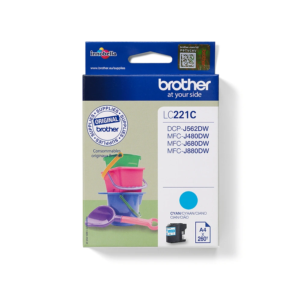 Brother LC221 Cyan Ink Cartridge