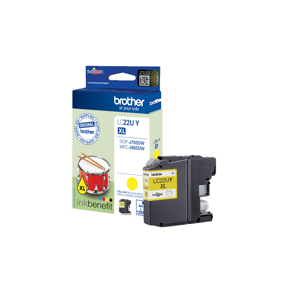 Brother LC22U Yellow Ink Cartridge