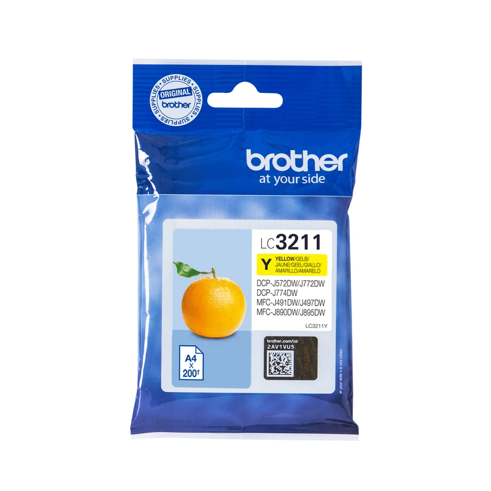 Brother LC3211 Yellow Ink Cartridge