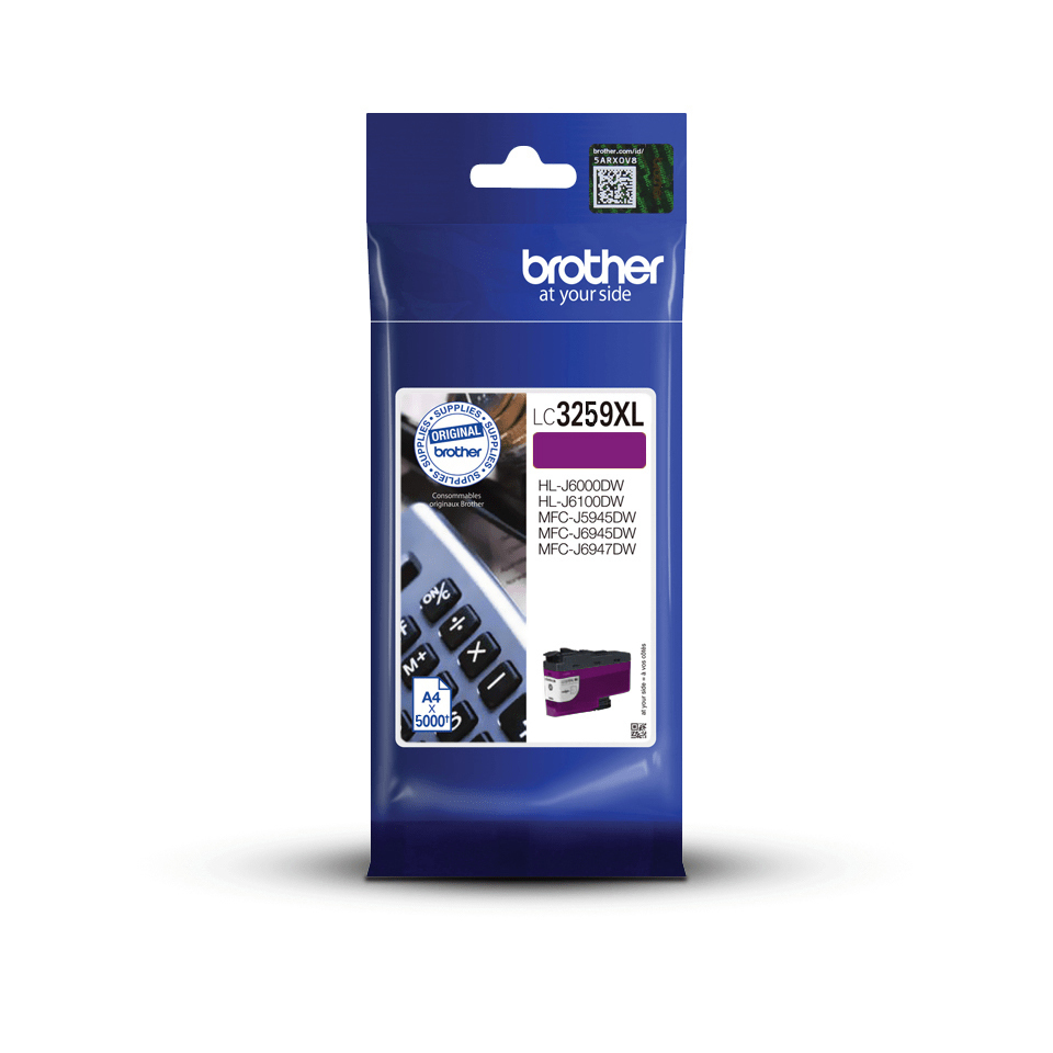 Brother LC3259XL Magenta Toner Cartridge - LC-3259XLMP