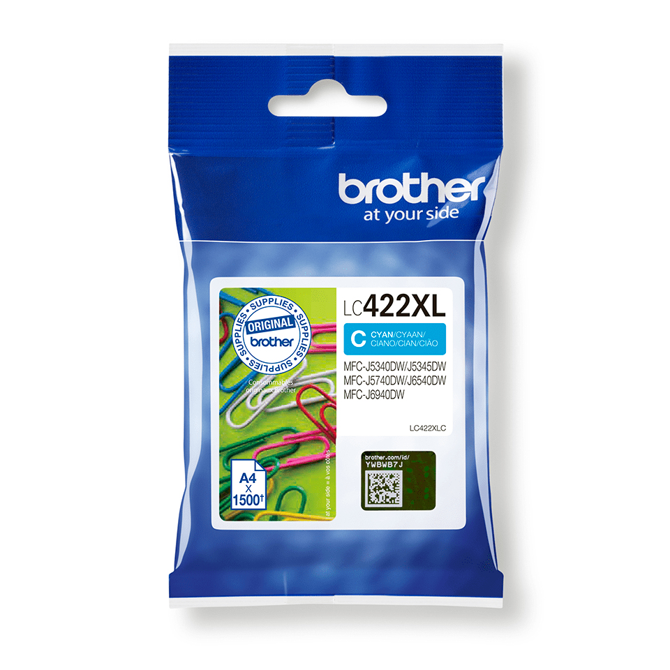 Brother LC422XL Cyan Ink Cartridge