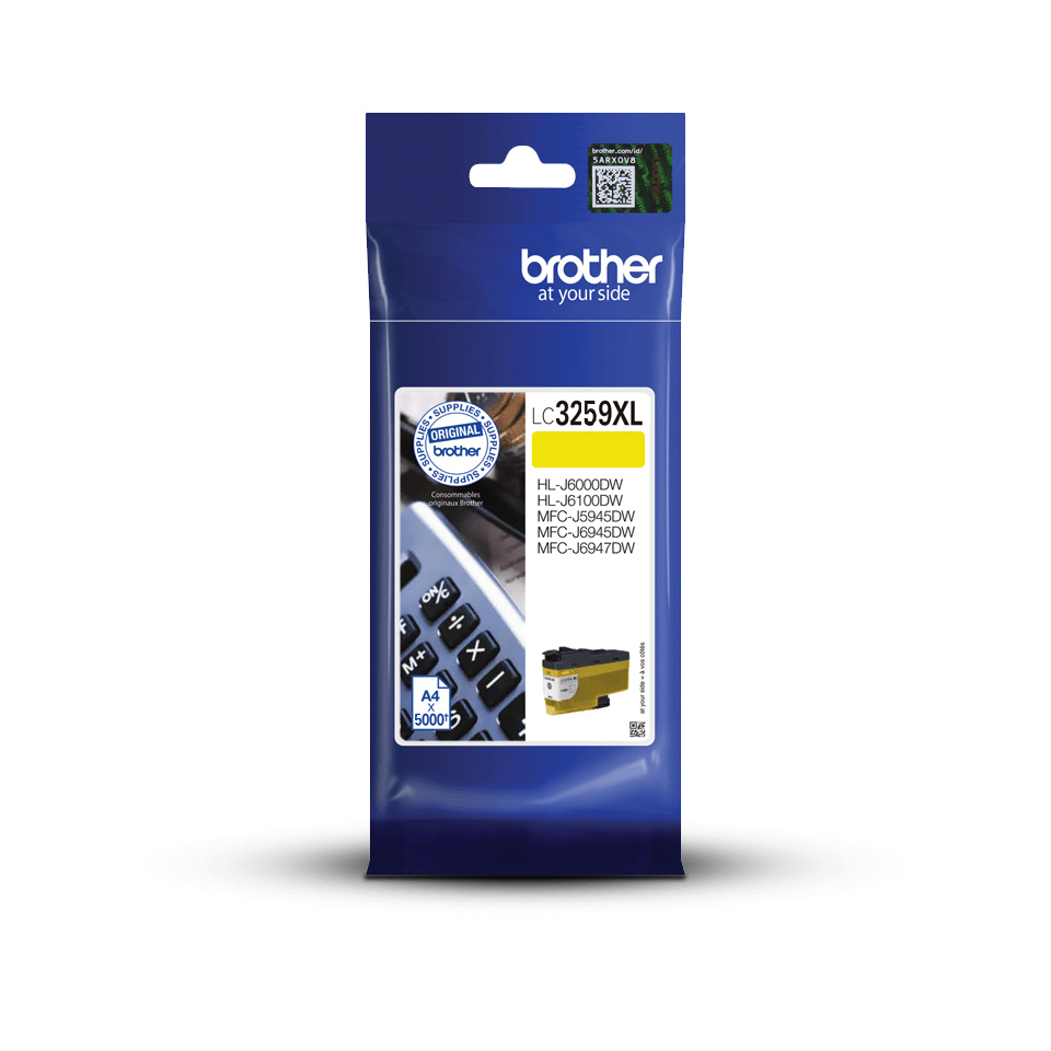 Brother LC3259XL Yellow Toner Cartridge - LC-3259XLYP