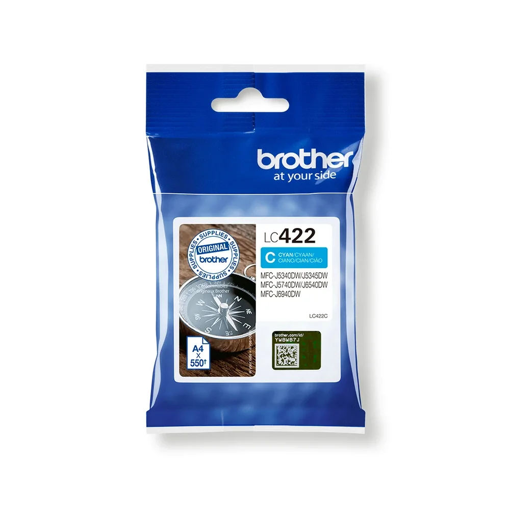 Brother LC422 Cyan Ink Cartridge