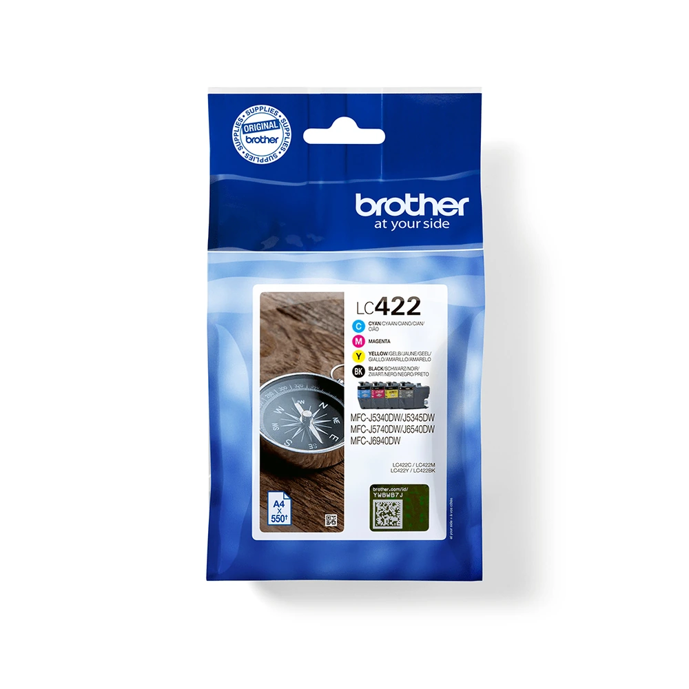 Brother LC422 Ink Cartridge Multipack - LC422VAL