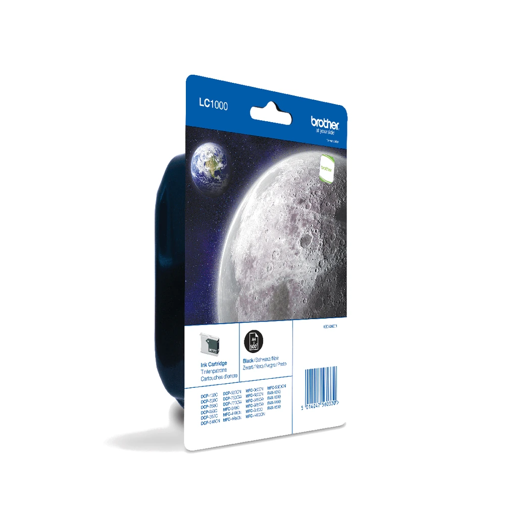 Brother LC1000 Black Ink Cartridge - LC1000BKBP