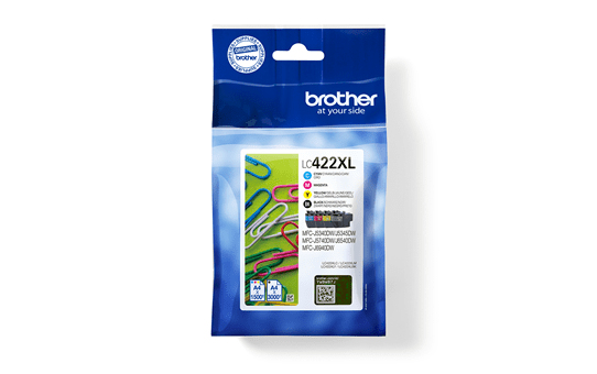 Brother LC422XL Ink Cartridge Multipack - LC422XLVALDR