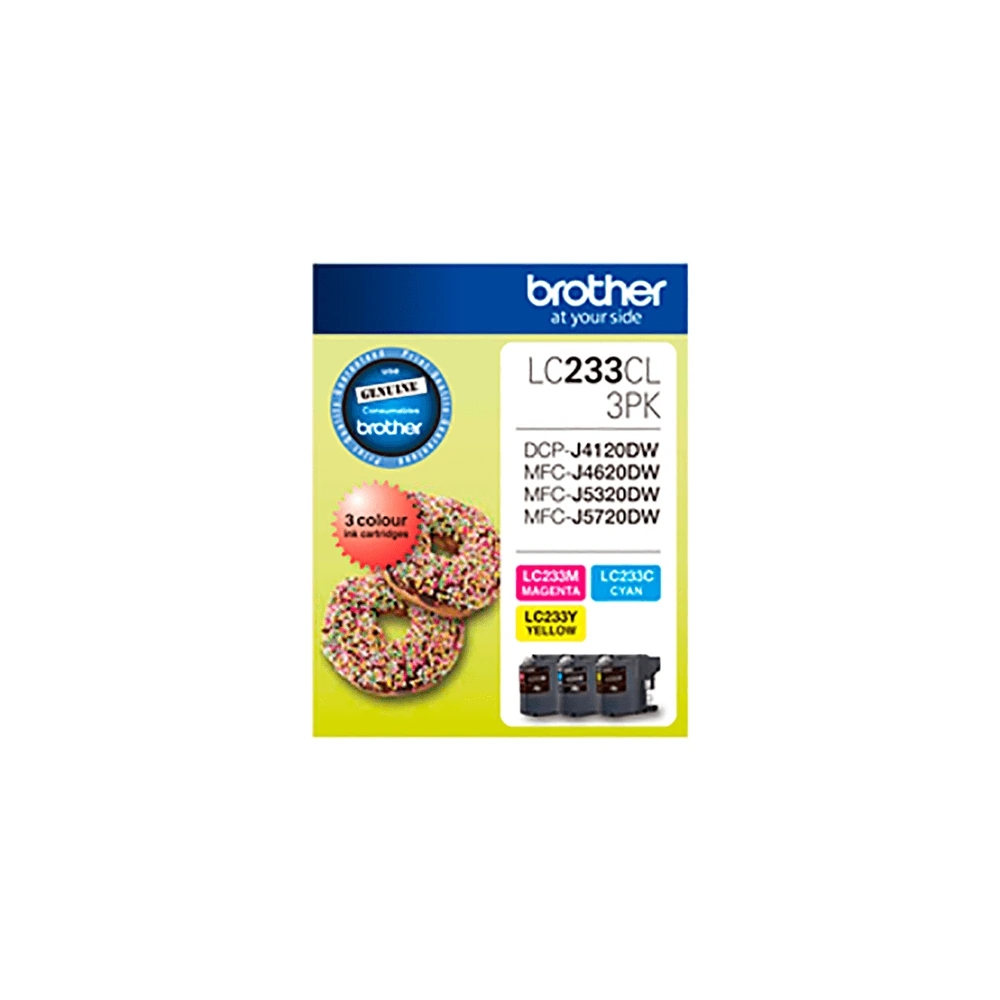 Brother LC233 Colour Ink Cartridge Multipack