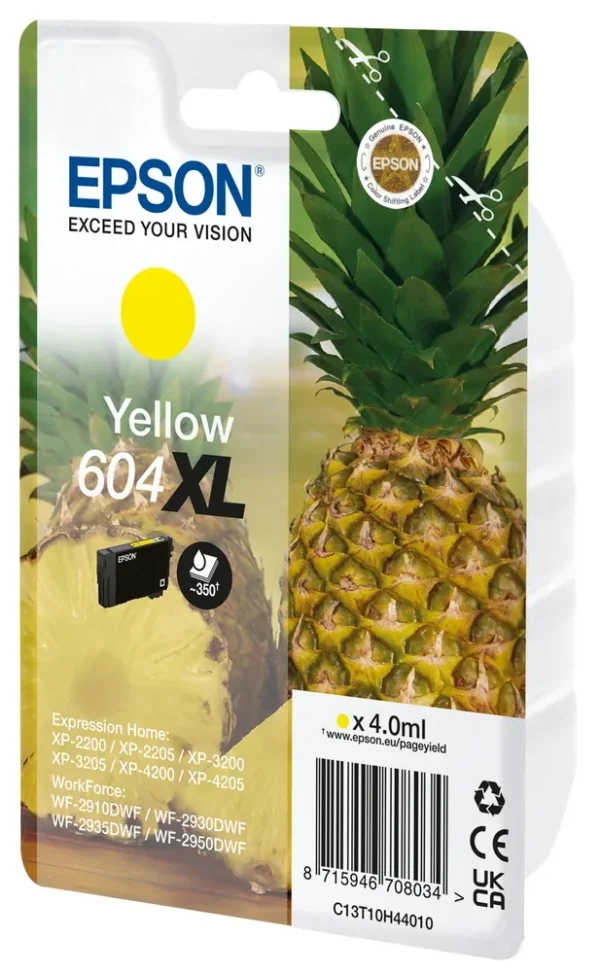 Epson T10H4 Yellow Ink Cartridge - C13T10H44020