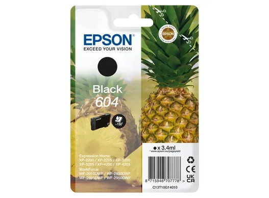 Epson T10G1 Black Ink Cartridge - C13T10G14010