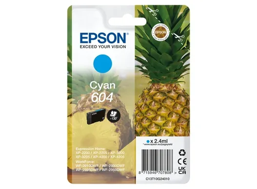 Epson T10G2 Cyan Ink Cartridge - C13T10G24010