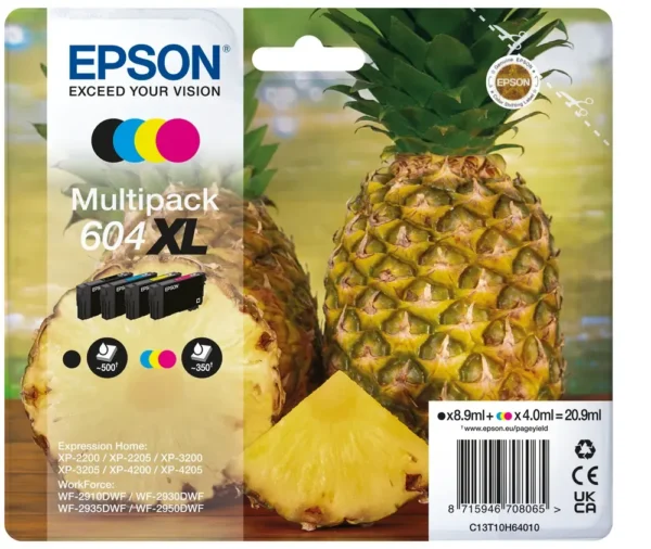 Epson T10H6 Black Ink Cartridge Multipack - C13T10H64010