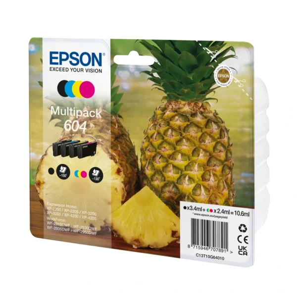 Epson T10G6 Black Ink Cartridge Multipack - C13T10G64020