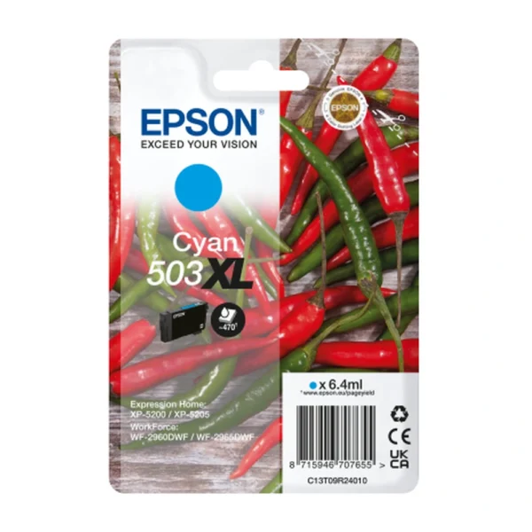 Epson T09R2 Cyan Ink Cartridge - C13T09R24020