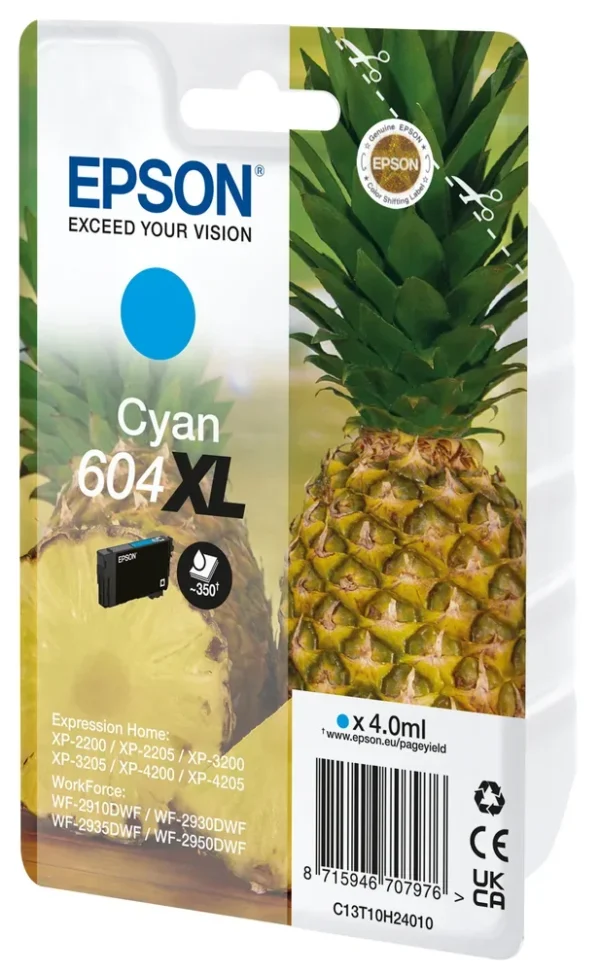 Epson T10H2 Cyan Ink Cartridge - C13T10H24020