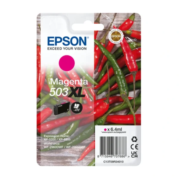 Epson T09R3 Magenta High Capacity Ink Cartridge - C13T09R34020