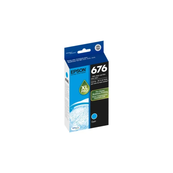 Epson T676XL220 Cyan Ink Cartridge - C13T676XL220