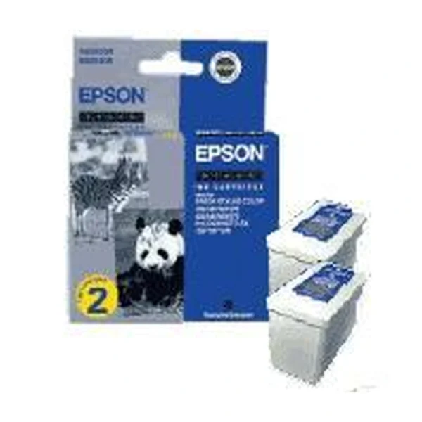 Epson T0501 Black Ink Cartridge Twin Pack - C13T050142