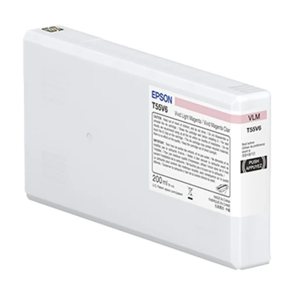 Epson T55W6 Vivid Light Magenta, Light Magenta Ink Cartridge - C13T55W600