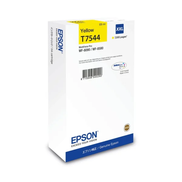 Epson WF-8090 Yellow High Capacity Ink Cartridge - C13T75444N