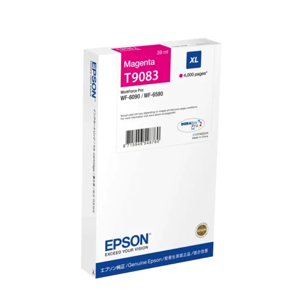 Epson WF-6xxx Magenta High Capacity Ink Cartridge - C13T90834N